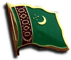 Turkmenistan - National Lapel Pin
