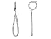 let's see Diamond Drop Dangle Earrings in 14K White Gold