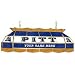 Personalized University of Pittsburgh 40 Inch Tiffany Lamp