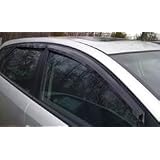 2011 2012 Kia Forte Hatchback Window Visor, 4 Pcs Wind Deflectors by BMCNEW