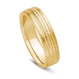 14k Gold Comfort Fit Men's Wedding Band, 5mm