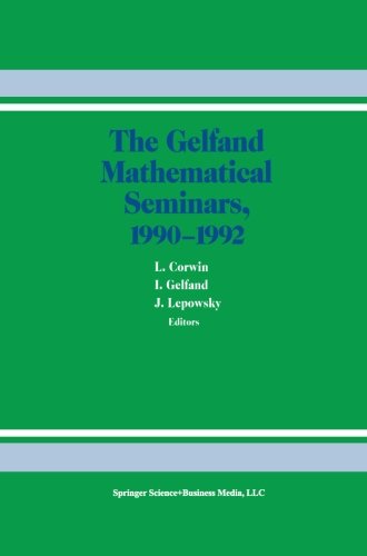 The Gelfand Mathematical Seminars, 1990-1992