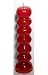 AzureGreen Red Seven Knob Candles