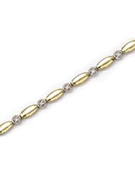 14K Yellow Gold Diamond Bracelet