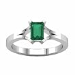 14K White Gold Chrome Tourmaline Ring