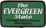 アメカジ『The EVERGREEN State』ワッペン（PATCH）