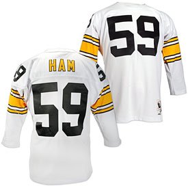 Jersey Jack Ham 1975 M&N White