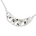 Sterling Silver 18 Multi-Gem Necklace w/ 2 Extender