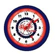 Pure Oil Company Neon Metal Wall Clock 20" Spun Aluminum Powder Coated Finish Warranty Made In USA