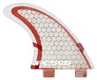 PC3 Red Tint Performance Core GlassTri Fin Set