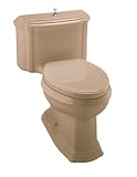 KOHLER K-3506-33 Portrait Comfort Height One-Piece Elongated Toilet, Mexican Sand