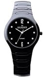 Skagen #817SBXBC Men's Black Ceramic Swarovski Elements Watch