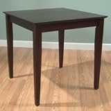 Udine Small Dining Table - Espresso (Espresso) (29.5H x 29.5W x 29.5D)