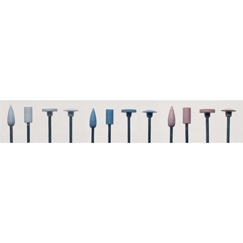 Mounted Silicone Polisher, Pack Of 12