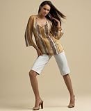 INC International Concepts? Tie-Neck Tunic & Cuffed Bermuda Shorts