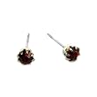 July Birthstone Stud Fashion Earrings, Ruby