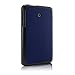 Infiland Tri-Fold Ultra Slim Shell Leather Case Fit Stand Cover For ASUS MeMO Pad 7 ME170CX / ASUS MeMO Pad 7 ME170C / ASUS Fonepad 7 FE170CG 7-Inch Tablet, Navy