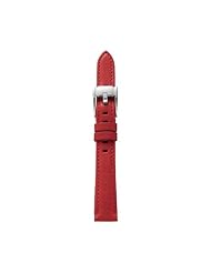 Fossil Leather Watch Strap - Red