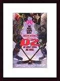 D2: the Mighty Ducks by unknown 17.00X11.00 Framed with Black Wood Frame