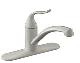 31zbEFqyIlL. SL160  KOHLER K 15071 P 96 Coralais Decorator Kitchen Sink Faucet, Biscuit