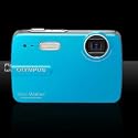 Olympus Stylus 550WP 10MP Waterproof Digital Camera (Blue) + Willoughby's Two (2) 2GB xD Beach/Pool Package