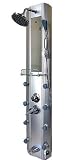 Aluminum shell brass shower panel SPA massage system