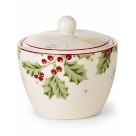 Lenox Treasured Traditions Sugar Bowl by Lenox
