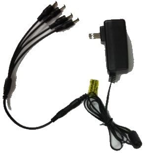 Acelevel Premium 3Amp Power Adapter with 4 Way Splitter for Q-See Cameras
