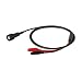 Cal Test Electronics CT2432 PVC Jacketed Coaxial Cable Assembly, BNC Male to MinAlligator Clip Breakout Connector, 75 Ohm (Pack of 10)
