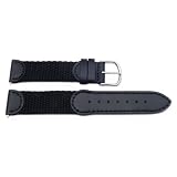 Original Swiss Army Brand 19mm-Nylon/Leather-Black
