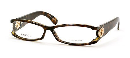 Click here to buy Brand New Gucci 2954 Eyeglasses in the HAVANA DEMO LENS (V0800) 100% AUTHENTIC. by Safilo.