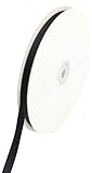 Creative Ideas Solid 3/8-Inch Grosgrain Ribbon, 50-Yard, Black