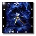 Vintage Delphinium Flower In Blue - 10x10 Wall Clock