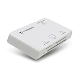 Transcend P8 15-in-1 USB 2.0 Flash Memory Card Reader TS-RDP8W (White)