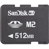 SanDisk - Flash memory card ( M2 to Memory Stick Duo adapter included ) - 512 MB - Memory Stick Micro (M2)