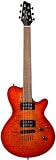Godin LG HB Electric Guitar - Cherry Burst Flame