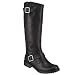 Women's Xhilaration® Karima Leather Boots - Black