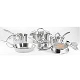 T-Fal Ultimate Stainless-Steel Copper-Bottom 12-Piece Cookware Set
