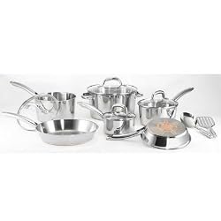 T-Fal Ultimate Stainless-Steel Copper-Bottom 12-Piece Cookware Set Review