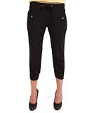 Romeo and Juliet Shoe String Waist Pants in Black