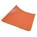 CS Hyde Solid Silicone Rubber, Commercial Grade, Acrylic Adhesive, 0.062" Thick, 50 Durometer, Red, 12" Width, 12" Length