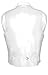 Men's Dress Vest & NeckTie Solid WHITE Color Neck Tie Set for Suit or Tuxedo