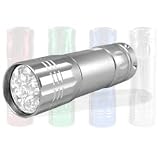 Neiko 9 LED Aluminum Flashlight w/ Wrist Strap