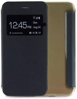 iPhone 6 4.7" Black Leather Flip Cover Housing Phone Case