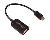 JKase Micro USB OTG Host Cable to USB 2.0 Adapter for Samsung Smart phones