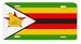 Zimbabwe Zimbabwean Flag License Plate