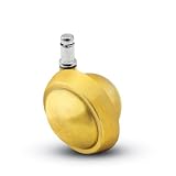 Buy 2-1 2 Metal Ball Caster, Bright Brass, with 7 16 x 1-7 16 Grip Ring Stem by Shepherd