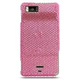 Reinforced Diamond Phone Protector Case Pink For Motorola Droid X