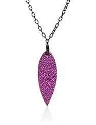 Leighelena Exotic Skin Pendant Necklace