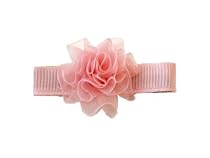 Organza flower clip